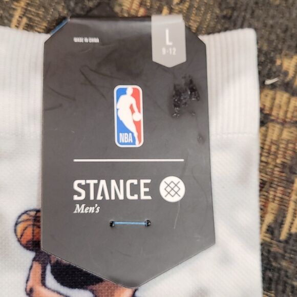 Kevin Durant Golden State Warriors Stance Men's Big Head Crew Novelty Socks- NWT - Picture 4 of 6